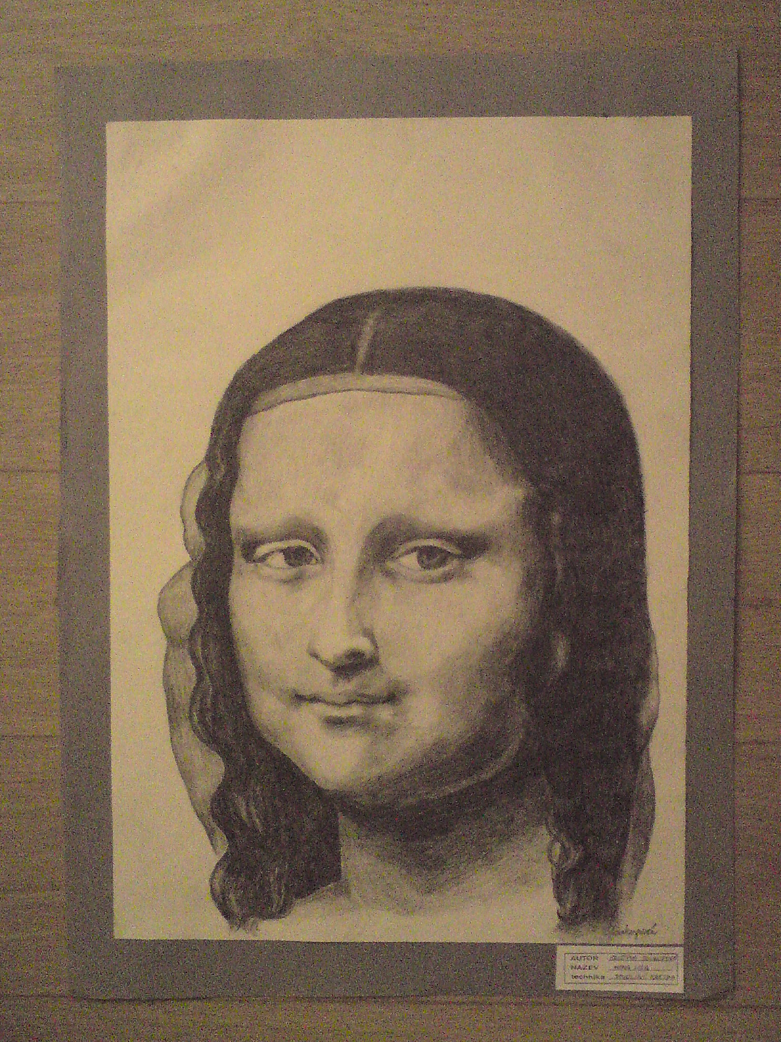 (studijní kresba tužka) Mona Lisa.JPG